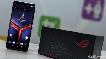 1. ROG Phone 2 RAM 12 GB, ROM 512 GB dengan skor 496662. Foto: Adi Fida Rahman/detikINET