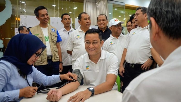 Kick Off Peringatan HKSN 2019, Mensos Canangkan Bulan Donor Darah