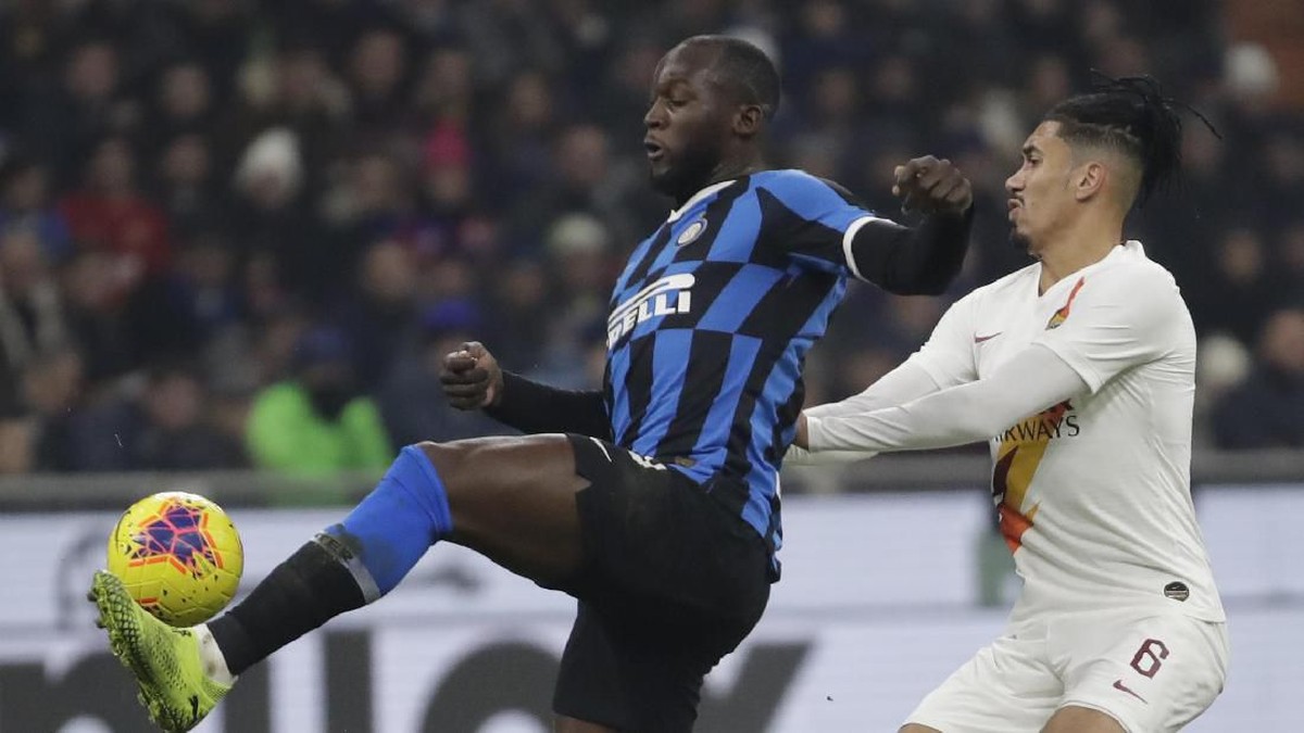 Inter Milan vs AS Roma berakhir 0-0 (AP Photo/Luca Bruno)
