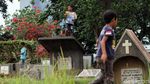 Cerianya Anak-anak di Ibu Kota Bermain Layang-layang