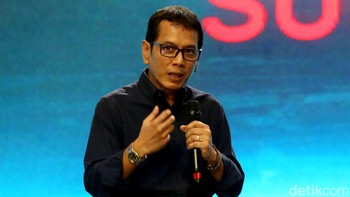 Menteri Pariwisata dan Ekonomi Kreatif Wishnutama hadir menjadi pemateri di acara Telkomsel The Nextdev Summit 2019 yang digelar di JCC Senayan pada Sabtu (7/12/1/2019).