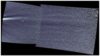 Setahun di angkasa, Parker mengumpulkan berbagai data ilmiah seiring makin dekat jaraknya dengan Matahari. Foto ini menampakkan instrumen Parker melihat angin surya. Foto: NASA