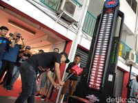 Aksi Gading Marten & Ratusan Bikers Honda CBR di Sentul