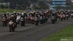 Gading Marten dan Ratusan Bikers Honda Jajal Sirkuit Sentul