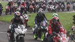 Gading Marten dan Ratusan Bikers Honda Jajal Sirkuit Sentul