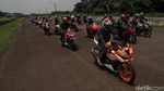 Momen Parade Ratusan Bikers di CBR Race Day