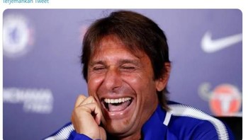 Kekalahan Juventus ini juga jadi kegembiraan Inter Milan yang diasuh oleh Antonio Conte. Foto: Screenshoot