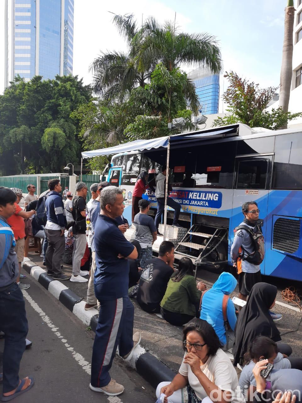 Samsat keliling di CFD Jakarta