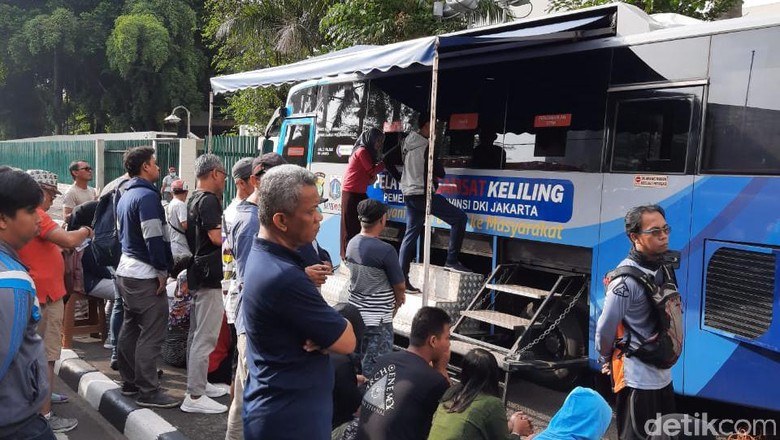 Samsat keliling di CFD Jakarta Samsat keliling di CFD Jakarta