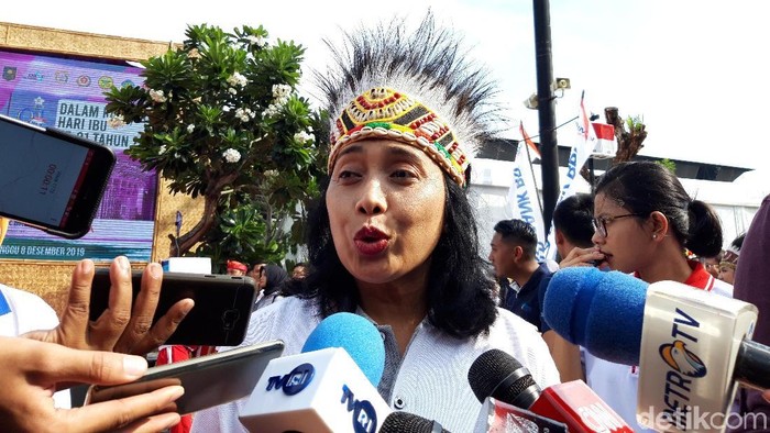 Menteri PPPA, I Gusti Ayu Bintang (Rahel/detikcom)