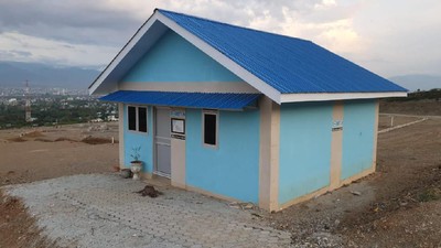 Rumah Buat Korban Gempa Palu Terus Dibangun, Begini Bentuknya