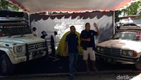 Salah satu anggota Mercedes-Benz Club Banten, Aminollah (37) mengatakan, ia memulai perjalanan bersama 6 rekannya sejak tanggal 20 Mei 2018 dan berakhir tanggal 26 Oktober 2019. Selama itu pula, ia melintasi 3 benua, yakni benua Asia, Eropa hingga Afrika. Foto: Pradito Rida Pertana