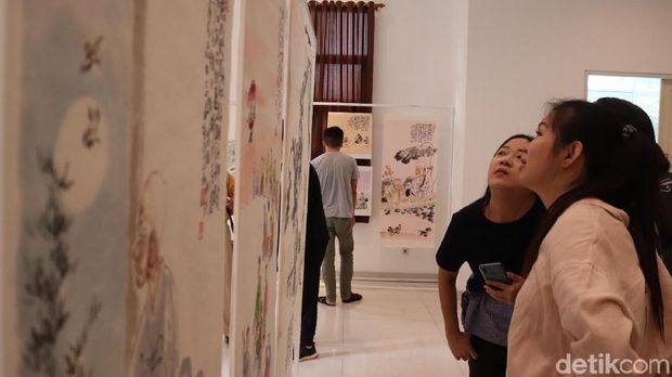 Berbagai lukisan zen painting.