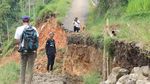 Ini Penampakan Pergerakan Tanah di Bandung Barat