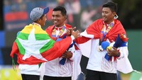 Hendra Purnama berhasil meraih medali emas, Htike Lin Oo meraih medali perak dan Salsabila Agata Riau Ega meraih perunggu.