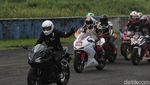 Gading Marten dan Ratusan Bikers Honda Jajal Sirkuit Sentul