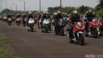 Gading Marten dan Ratusan Bikers Honda Jajal Sirkuit Sentul