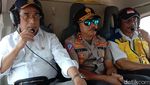 Gaya Menhub Pantau Kesiapan Mudik Pakai Helikopter