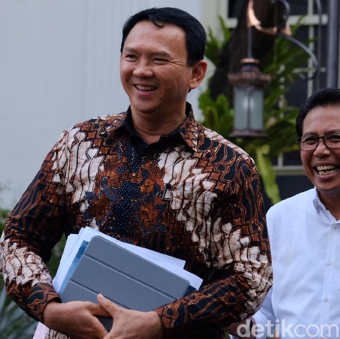 Ahok ke Istana (Andhika Prasetia/detikcom)
