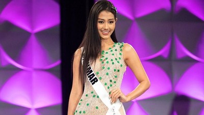 Foto: Miss Myanmar, Finalis Miss Universe Pertama yang Ngaku Lesbian
