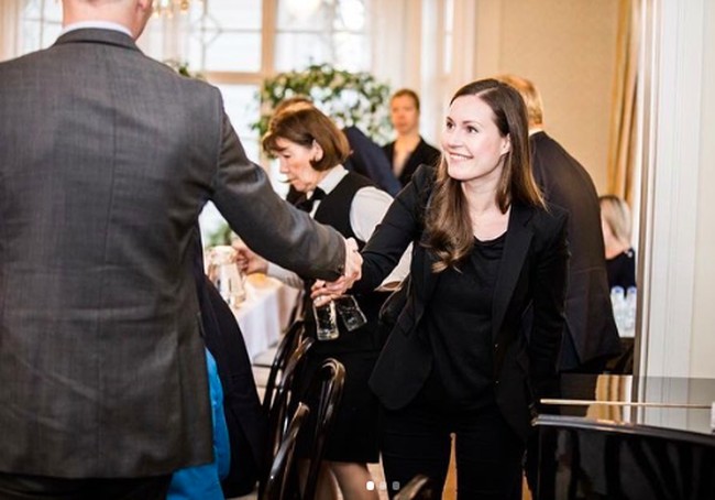 Sanna merupakan lulusan S2 University of Tampere jurusan Ilmu Administrasi. Foto: Instagram/@sannamarin