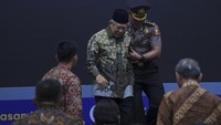 Wakil Presiden Maruf Amin turut hadir dalam Hakordia di Gedung KPK. ANTARA FOTO/Galih Pradipta.