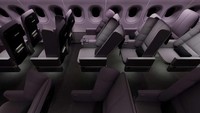 Kursi pesawat yang baru ini punya sayap empuk di bagian kanan dan kiri kursi. Sayap ini berguna untuk sandaran traveler saat tidur. (CNN)