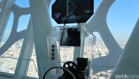Untuk kolektor suvenir, ada mesin pencetak koin yang bergambar Dubai Frame. Suvenir koin ini bisa kamu dapatkan dalam mesin cetak mandiri seharga 1 Dirham.(Bonauli/detikcom)