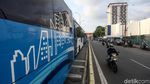Antisipasi PKL Mangkal, Satpol PP Berjaga di Trotoar Senen