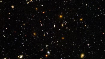 Sejumlah galaksi yang berhasil dipotret teleskop Hubble. Foto: Bored Panda