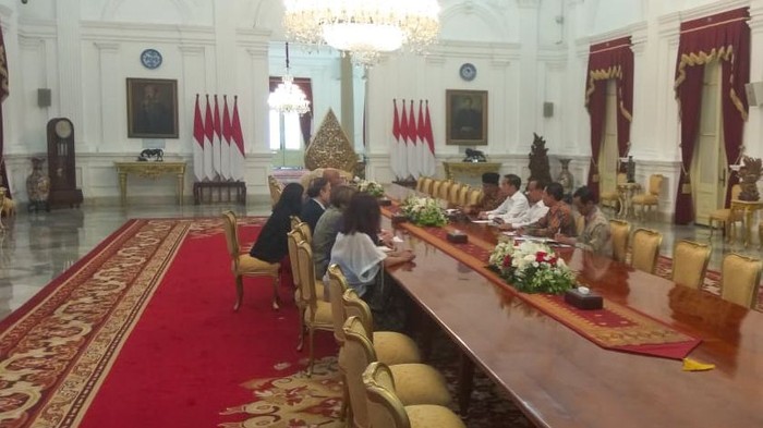 Arifin Panigoro dkk Temui Jokowi, Bahas Pemberantasan TBC