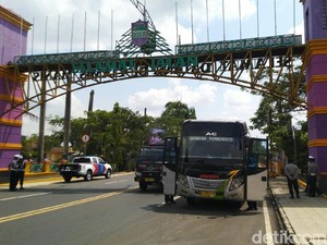 Jelang Nataru, Tim Gabungan Razia Bus Tak Laik di Batas Jabar-Jateng