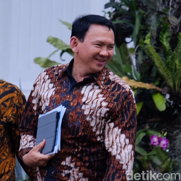 Ahok ke Istana (Andhika Prasetia/detikcom)