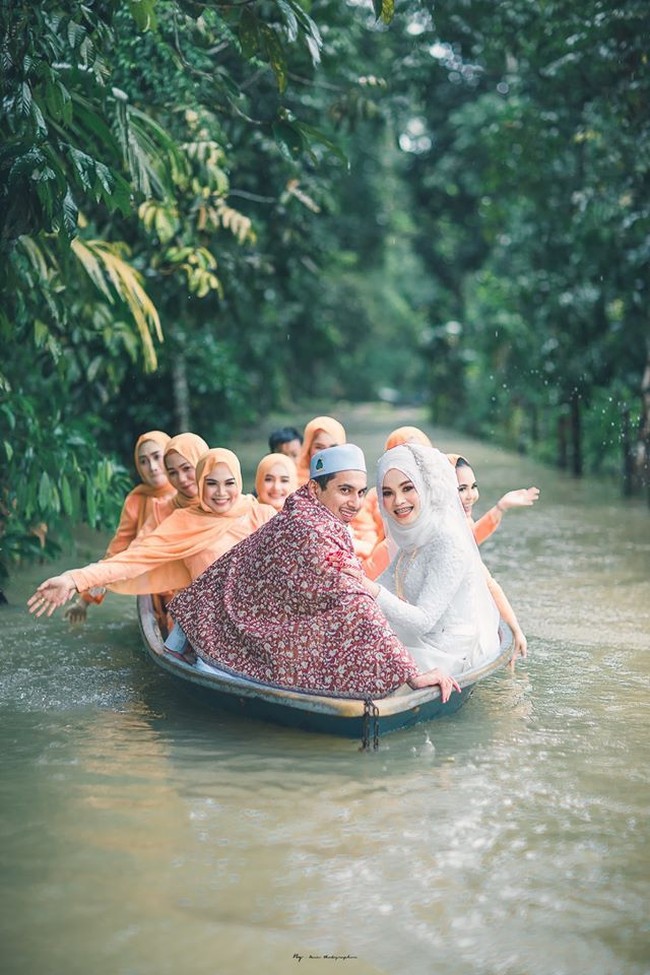 Meskipun ini adalah ujian utama pasangan itu, mereka siap untuk berpegangan tangan dan menjalani hari bersama, tambah Meen sang fotografer  Foto: Facebook Meen Photographer