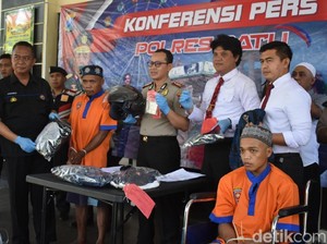 Dua Residivis Curanmor Asal Pasuruan Ditembak Kakinya