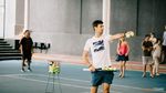 Novak Djokovic Main Tenis Bareng Anak-anak di Bali