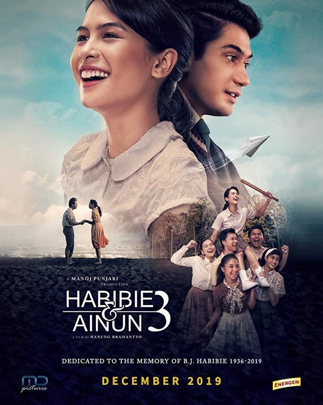 Film Habibie & Ainun 3 menceritakan masa remaja pasangan legendaris tersebut. Reza Rahadian kembali dipercaya memerankan mendiang B.J. Habibie saat muda dan ketika sudah menua. Foto: imdb