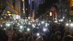 Lautan Manusia di Aksi Peringatan 6 Bulan Demo Hong Kong