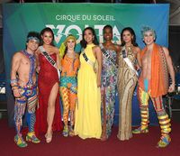 Puteri Indonesia 2019 Frederika Cull dalam rangkaian acara Miss Universe 2019 di Altanta.