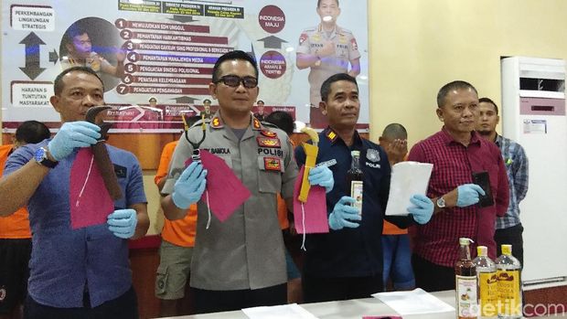 Polres Gowa merilis hasil operasi Pekat