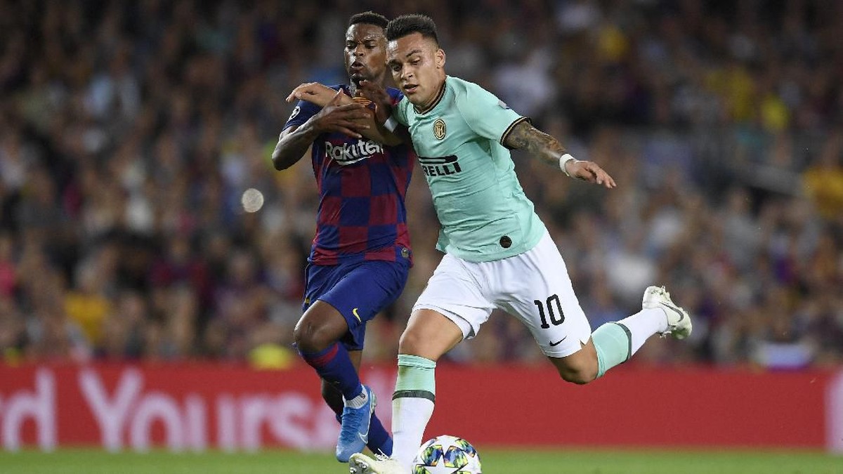 Lautaro Martinez diproyeksikan Barcelona jadi penerus Luis Suarez. (Foto: Alex Caparros/Getty Images)