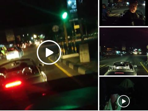 Penjelasan Sopir Travel Soal Viral Mobil Mewah Ugal-ugalan