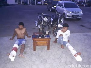 Melawan Saat Diamankan, 2 Penjambret di Lombok Timur Ditembak Polisi
