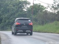 Kondisi jalan di calon ibu kota baru. 