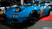 Mazda RX-7 kita punya konsep street road, ujar Hafiz kepada detikcom di Johor Bahru, Malaysia. Foto: Ridwan Arifin/detikOto