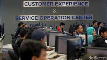 Beginilah kondisi dan suasana Ruang Monitoring yang berada di XL Axiata Tower Jl. H.R. Rasuna Said, Jakarta Selatan.