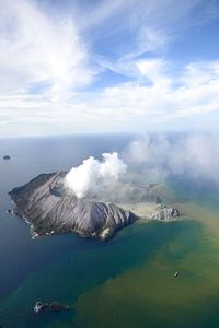 Cerita Penumpang Kapal Pesiar Lihat Gunung Selandia Baru Meletus