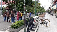 Rasanya udara Malioboro juga lebih segar tanpa kendaraan bermotor (Pradito Rida Pertana/detikcom)