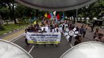 Massa Geruduk Istana Peringati Hari HAM Internasional