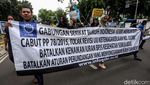 Massa Geruduk Istana Peringati Hari HAM Internasional